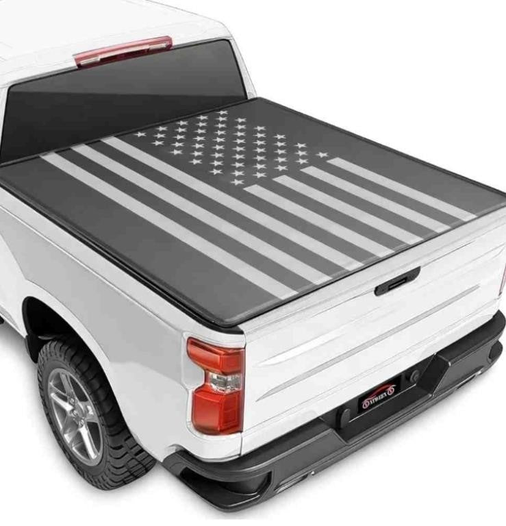 Soft Roll-Up Truck Bed Tonneau Cover Fits for 5.2FT 2015-2026