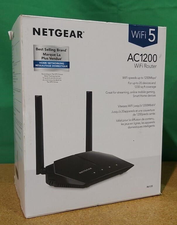 NETGEAR AC1200 Dual Band Smart Wi-Fi Router, Fast