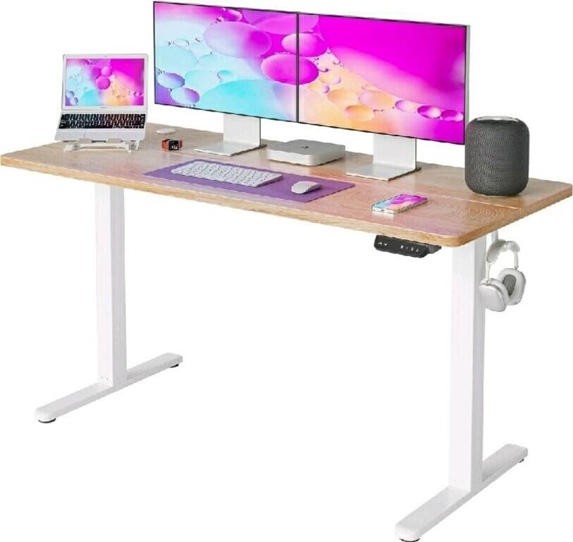FEZIBO, Height Adjustable Electric Standing Desk