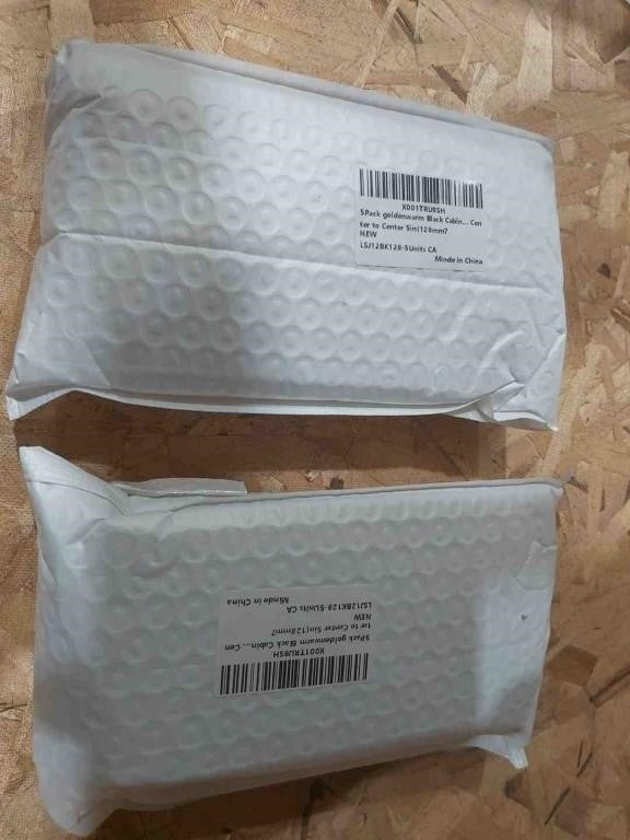 Black Cabinet Handles 5in 10Pcs