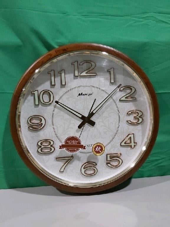 MapleLeaf 12'' Silent Wall Clocks Battery Operated
