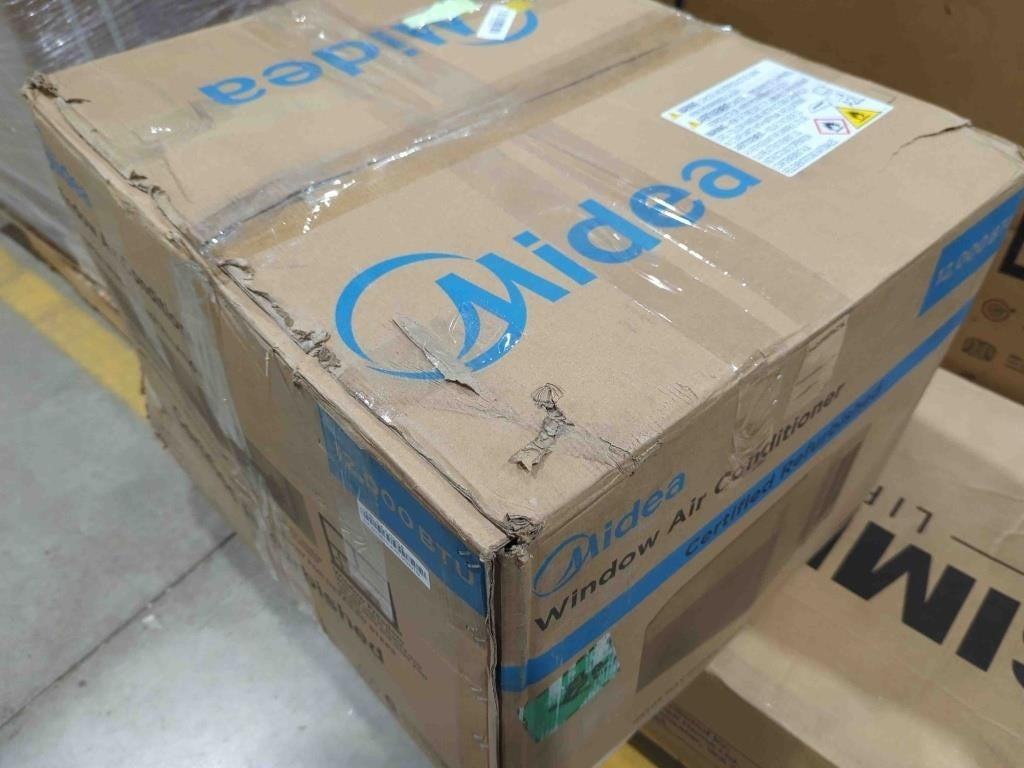 Midea 12,000 BTU U-Shaped Smart Inverter Window Air Conditioner, Cools up to 550 Sq. Ft.,