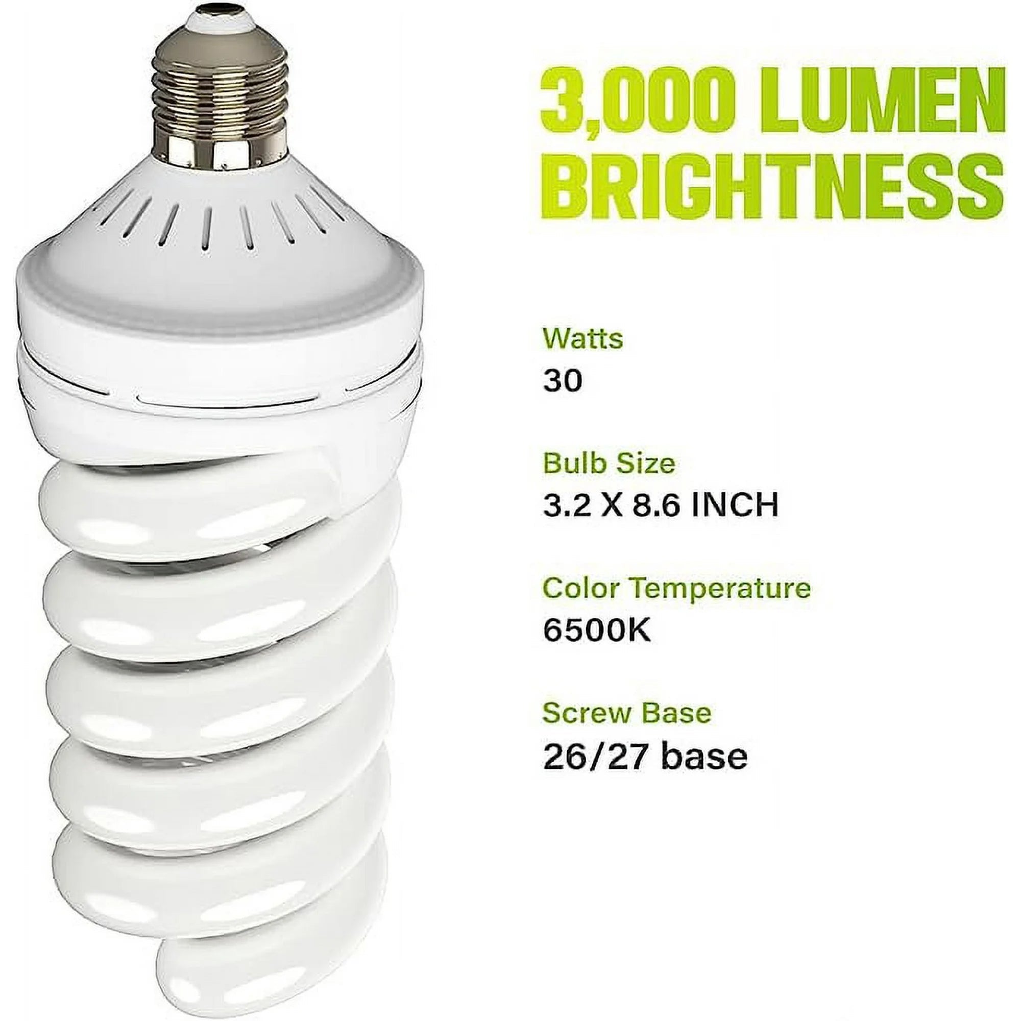 LS Photography 30W LED ETP78 Light Bulb