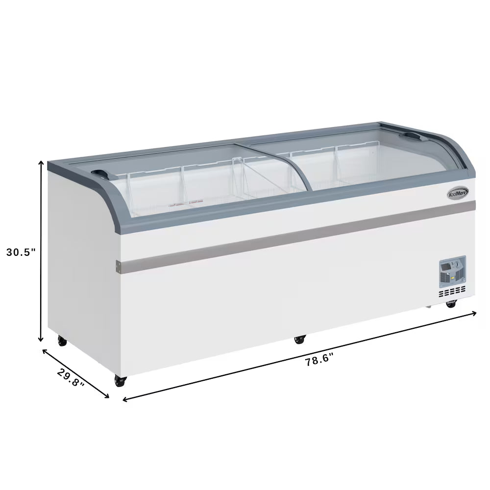 Manual Defrost Island Chest Freezer 19 cu ft 78 INCH