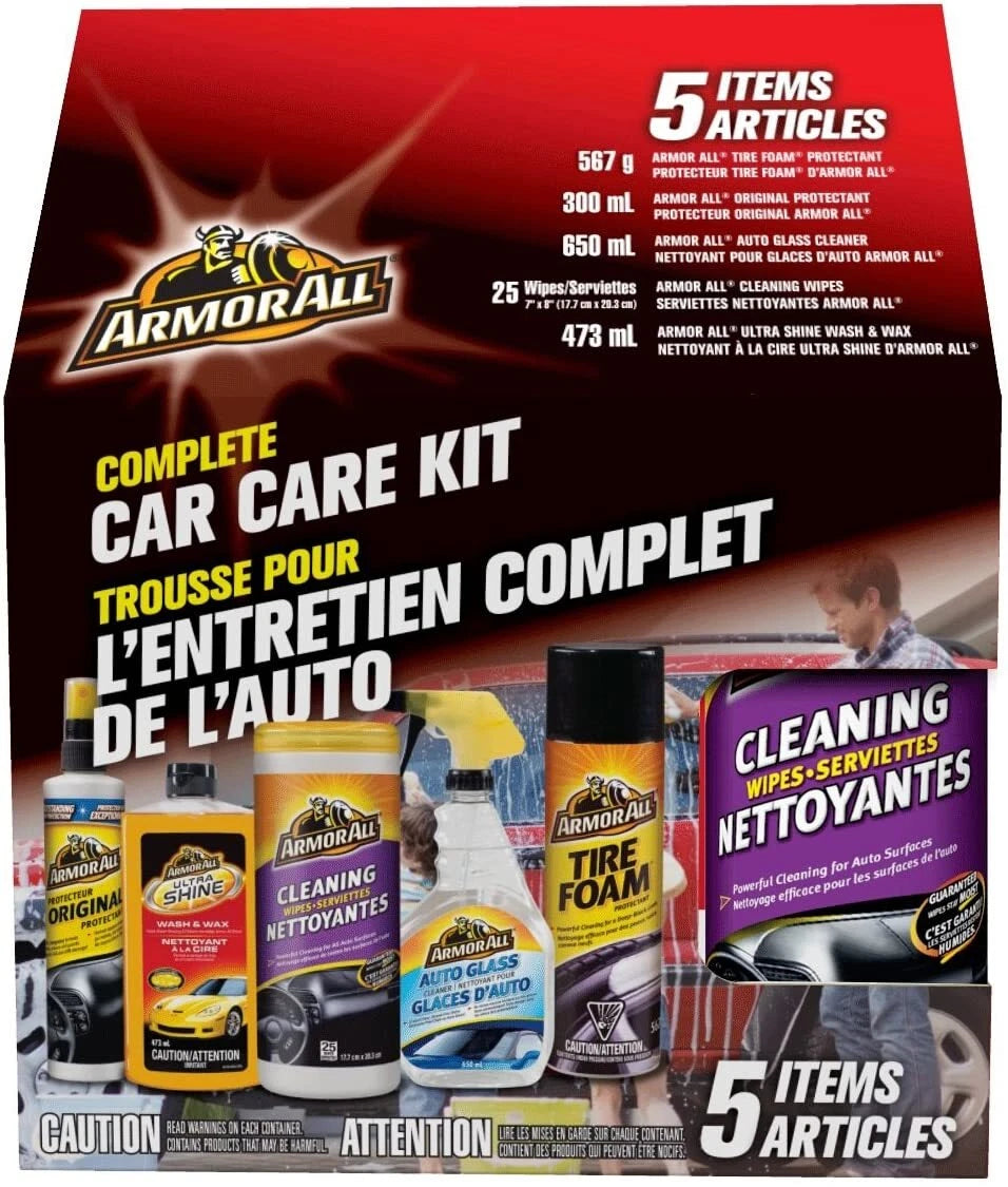Armor All 18378 Complete Car Care 5pc Kit, 1