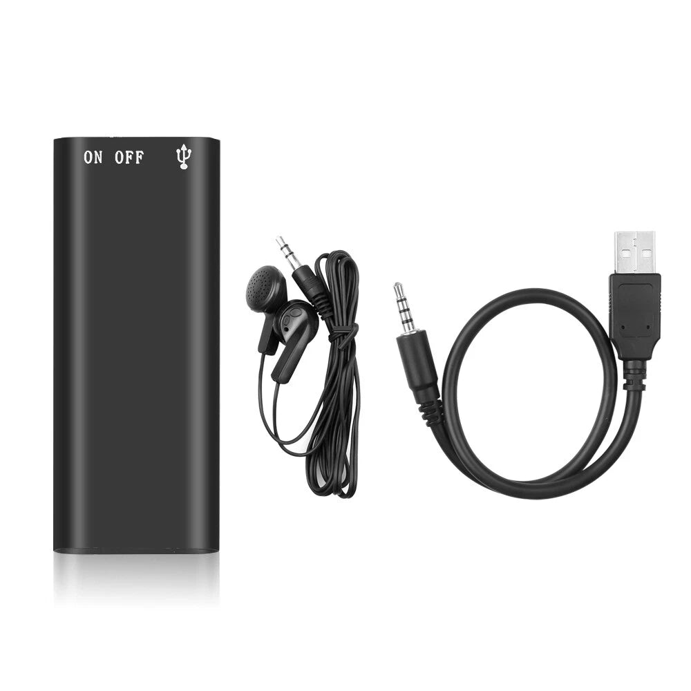 Digital Voice Activated Audio Recorder Hidden Mini Audio MP3 Player