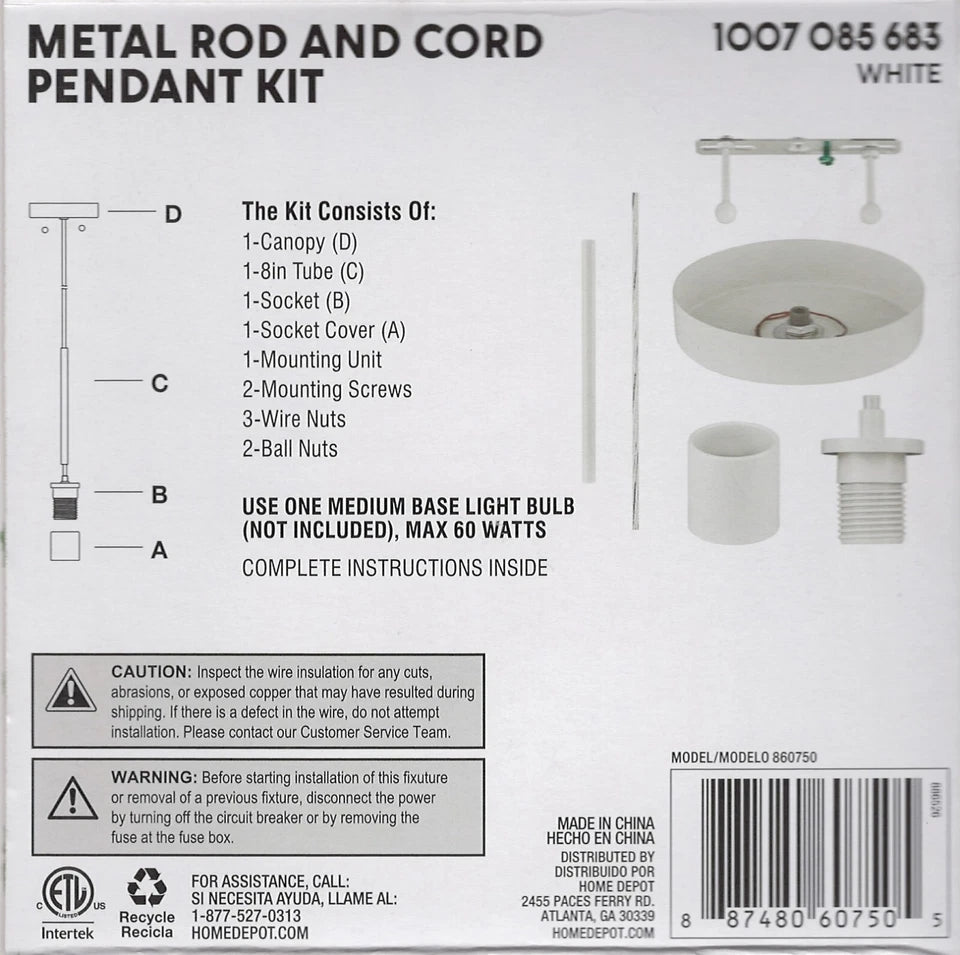 PENDANT 1007085683 WHITE