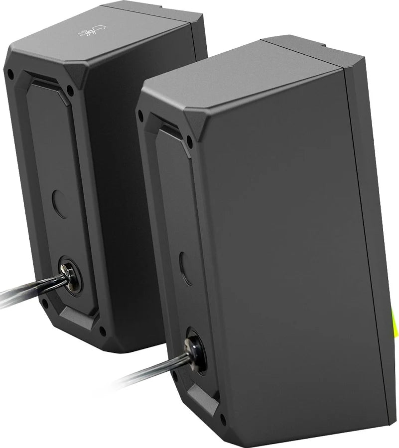 Redragon Anvil RGB Desktop Speakers, 2.0 Channel PC Computer, 3.5mm Cable,Black, #GS520,